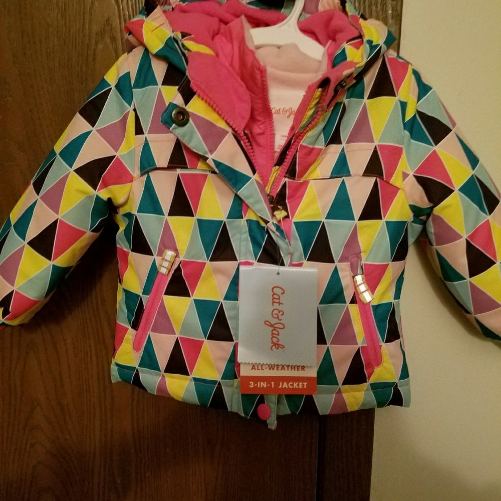 Baby girl 3in1 winter coat