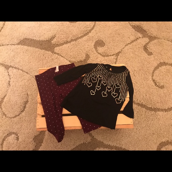 6 Month Toddler Girl Holiday Outfit H&M & Amy Coe - Picture 2 of 8