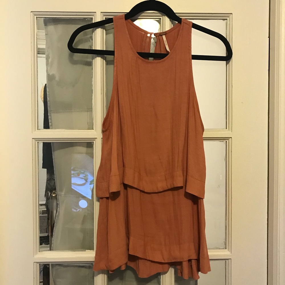 Tiered Free People Top - size small