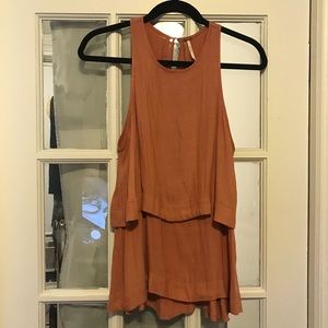 Tiered Free People Top - size small