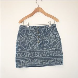 Freepeople Jean skirt