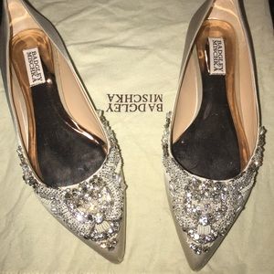 Badgley Mischka Malena Embellished Flats