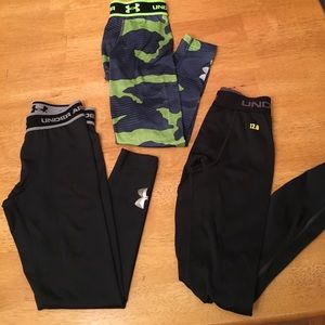 Boys Under Armour Cold Gear Leggings