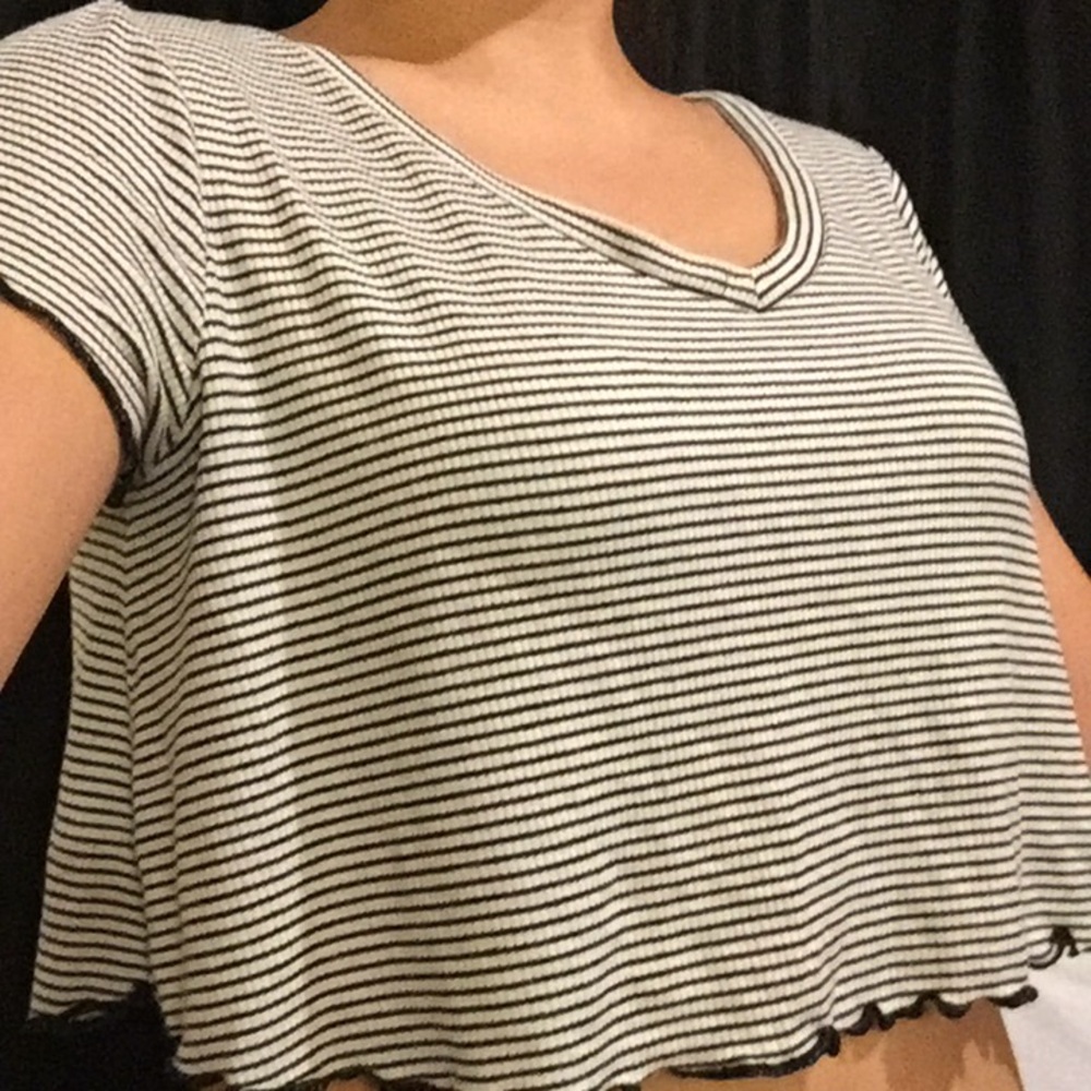 Stripped crop top