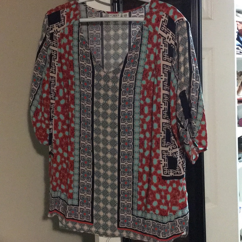 Lightweight three quarter sleeve top🌸🌹🌸🌹