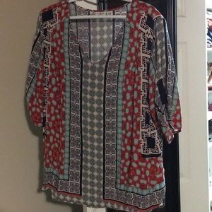 Lightweight three quarter sleeve top🌸🌹🌸🌹