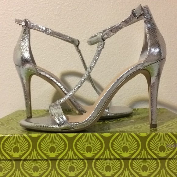 Silver Heeled Sandals - Picture 2 of 4