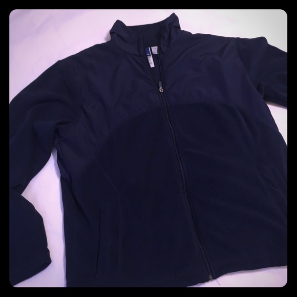 Reebok Navy fleece jacket. XL - Picture 1 of 5