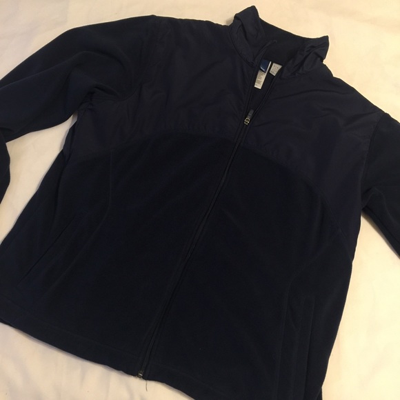 Reebok Navy fleece jacket. XL - Picture 2 of 5