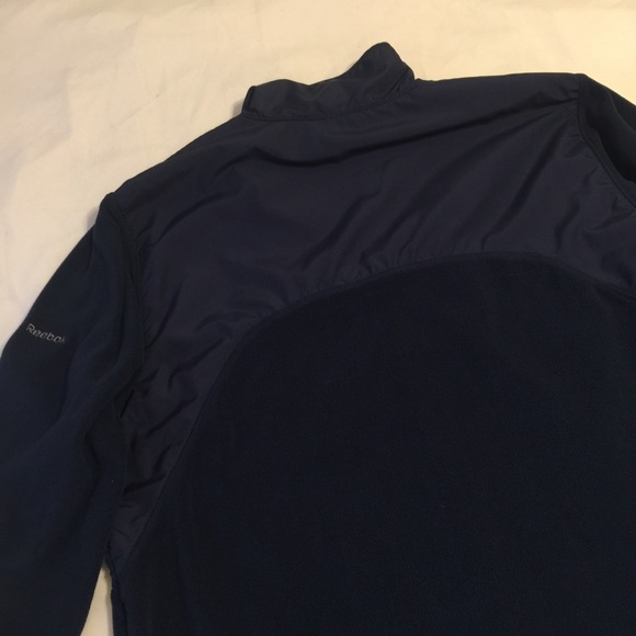 Reebok Navy fleece jacket. XL - Picture 5 of 5