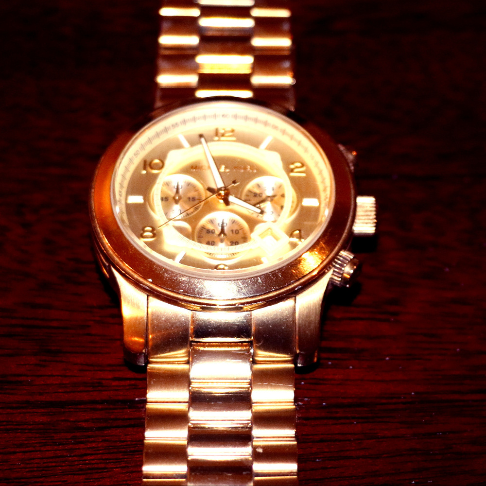 HOLIDAY SALE!! Large Gold Michael Kors Watch