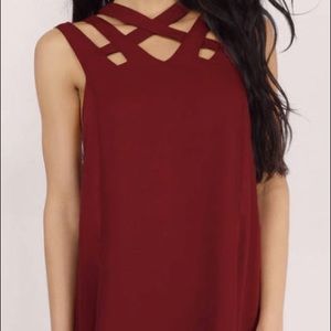 Maroon dress