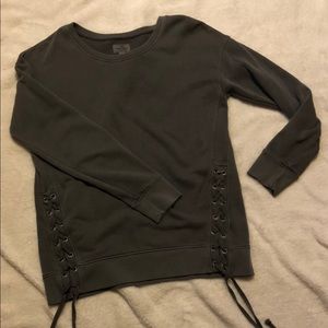 American Eagle Tie Sweatshirt