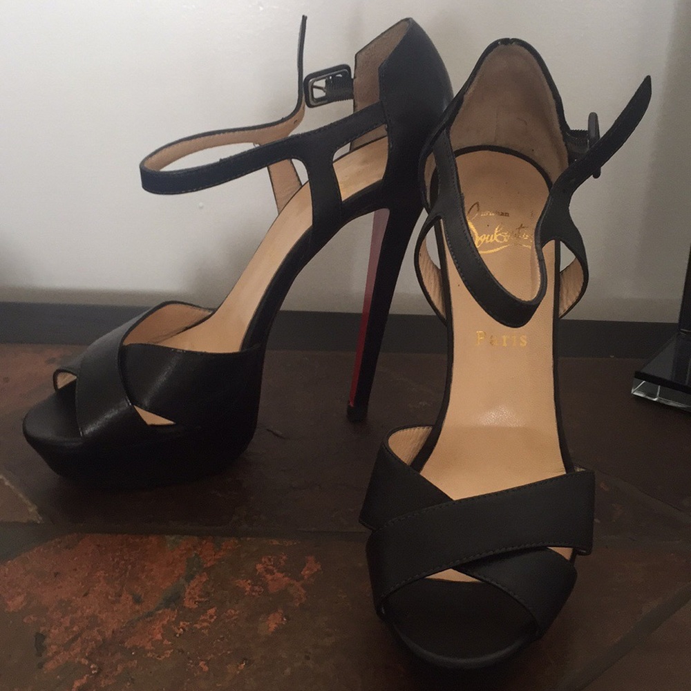 Authentic Christian Loubutin Sporting 140 Sandals