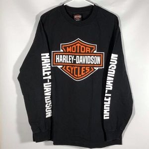 Harley Davidson Mens Longsleeve Biker Motorcycle