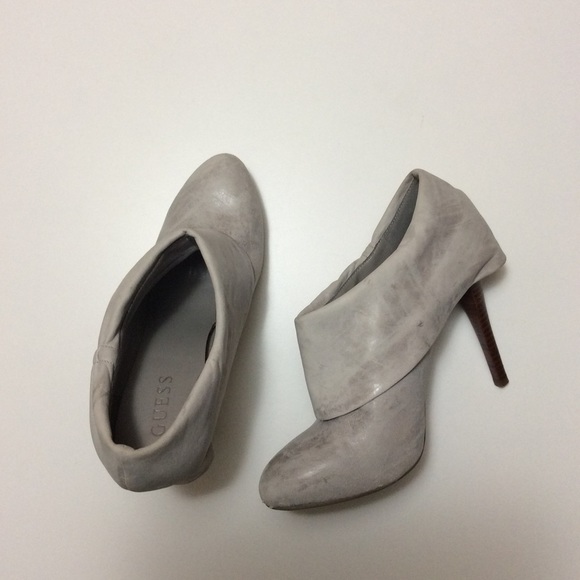 Distressed Leather Booties from Guess - Picture 3 of 8