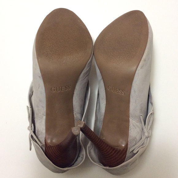 Distressed Leather Booties from Guess - Picture 6 of 8