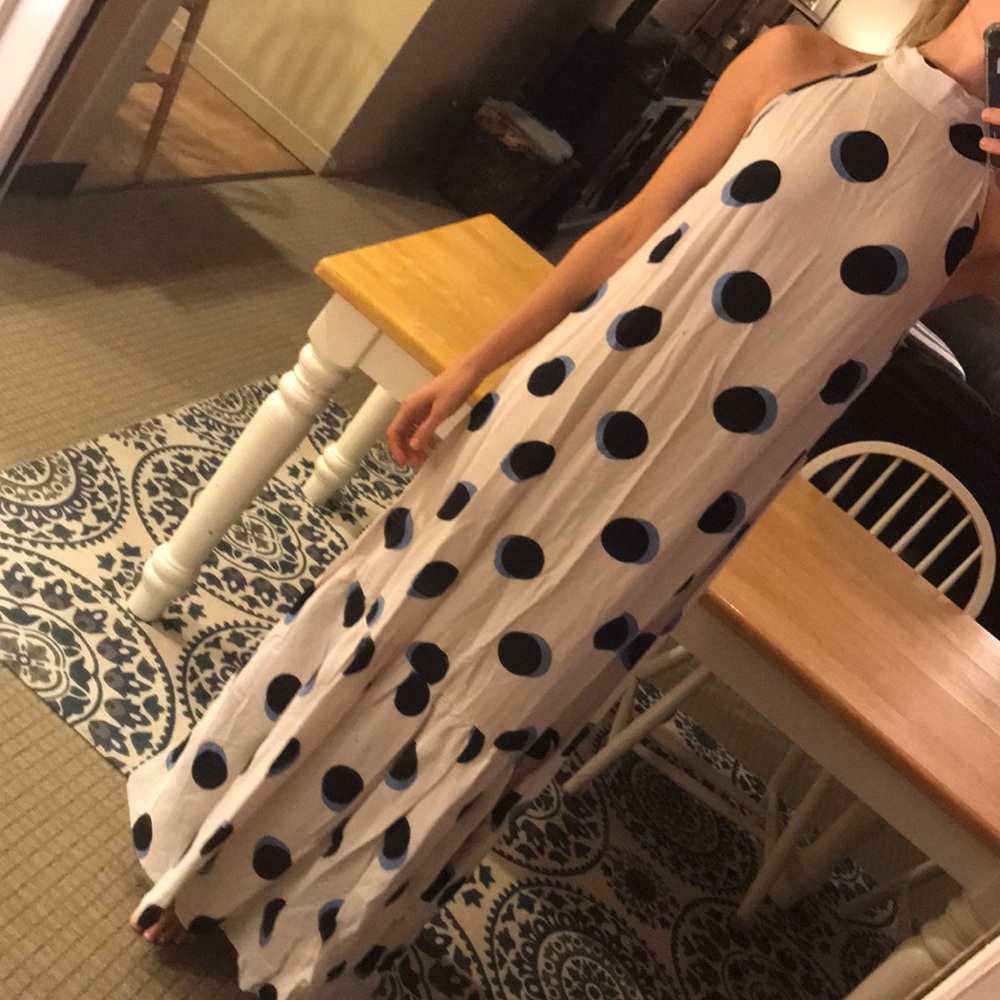 ASOS polka dot maxi dress, NWT