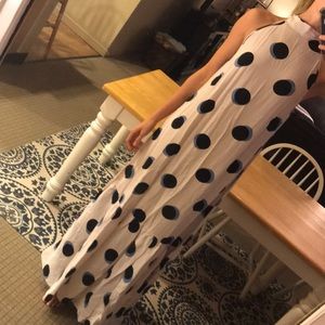ASOS polka dot maxi dress, NWT