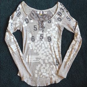 Free People Distressed Top
