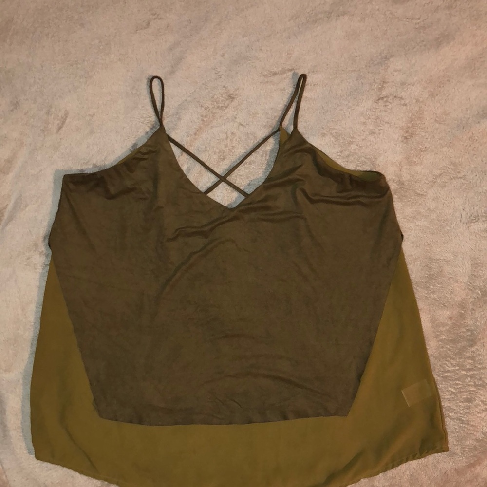 Olive green tank top!