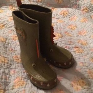 Dinosaur 🦖 rain boots toddler sz 8