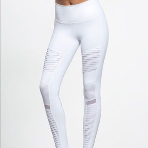 Aloyoga white leggings