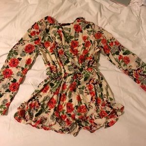 Floral Honey Punch romper
