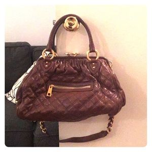 Authentic Marc Jacobs Large Brown Stam