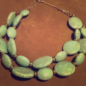 Turquoise beads necklace