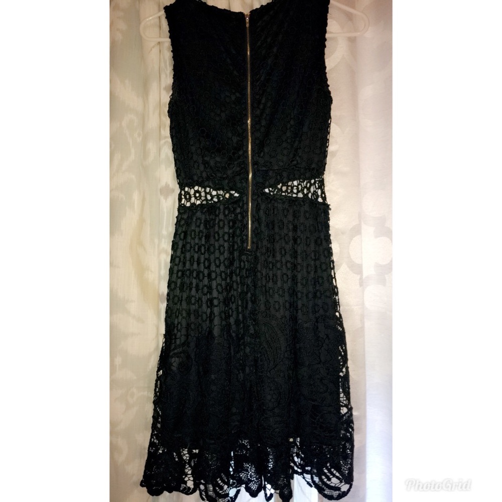 Dark green dress!