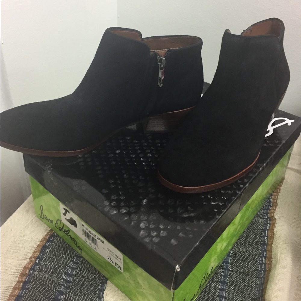 Sam Edelman Petty Ankle Black Bootie NEW - Picture 4 of 4