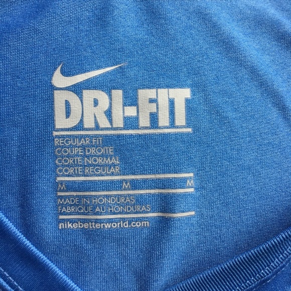 Nike Dri Fit Shirt Regular Fit V-neck Short Sleeve - Picture 5 of 6
