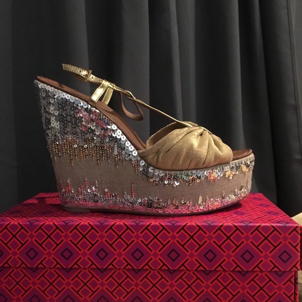 Tory Burch wedge platform