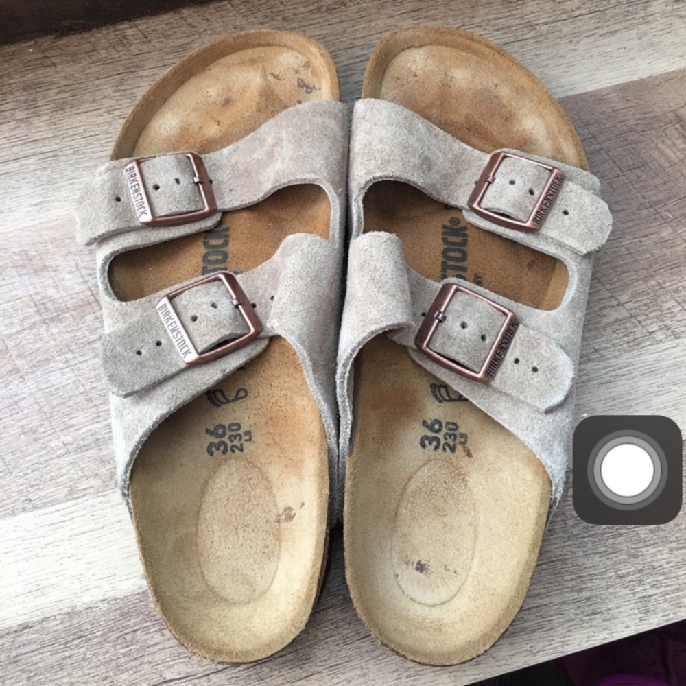 Tan Birkenstocks!!!