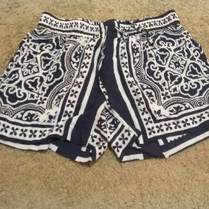 Aztec print shorts
