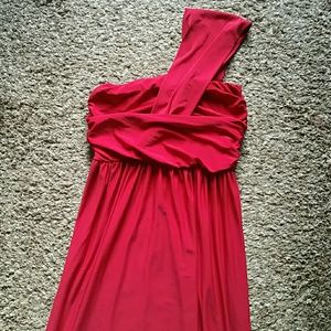 One shoulder dress