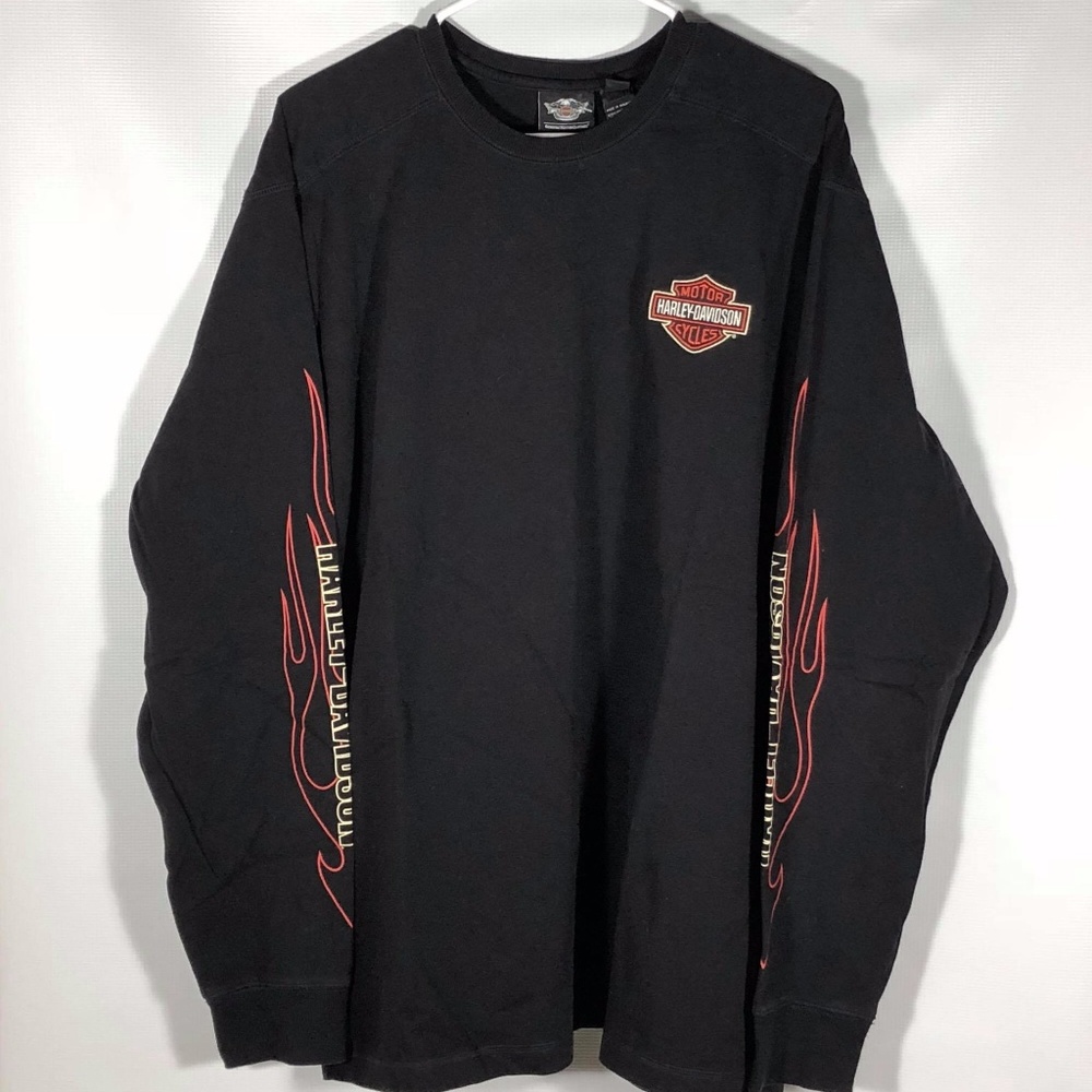 Harley Davidson Mens Longsleeve Biker Motorcycle
