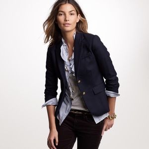 J Crew navy Schoolboy Blazer