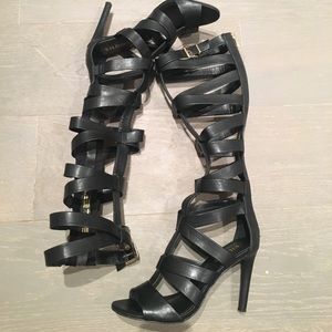 Size 9.5 Gladiator heels from Nordstrom.