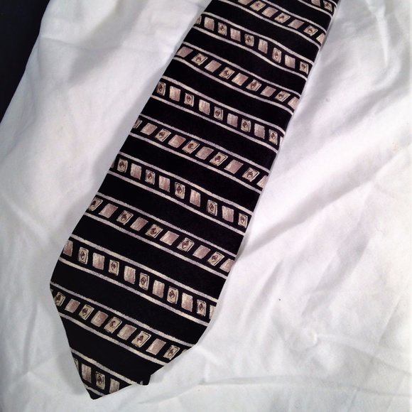 Zylos George Machado Italian Silk Necktie - Picture 2 of 4