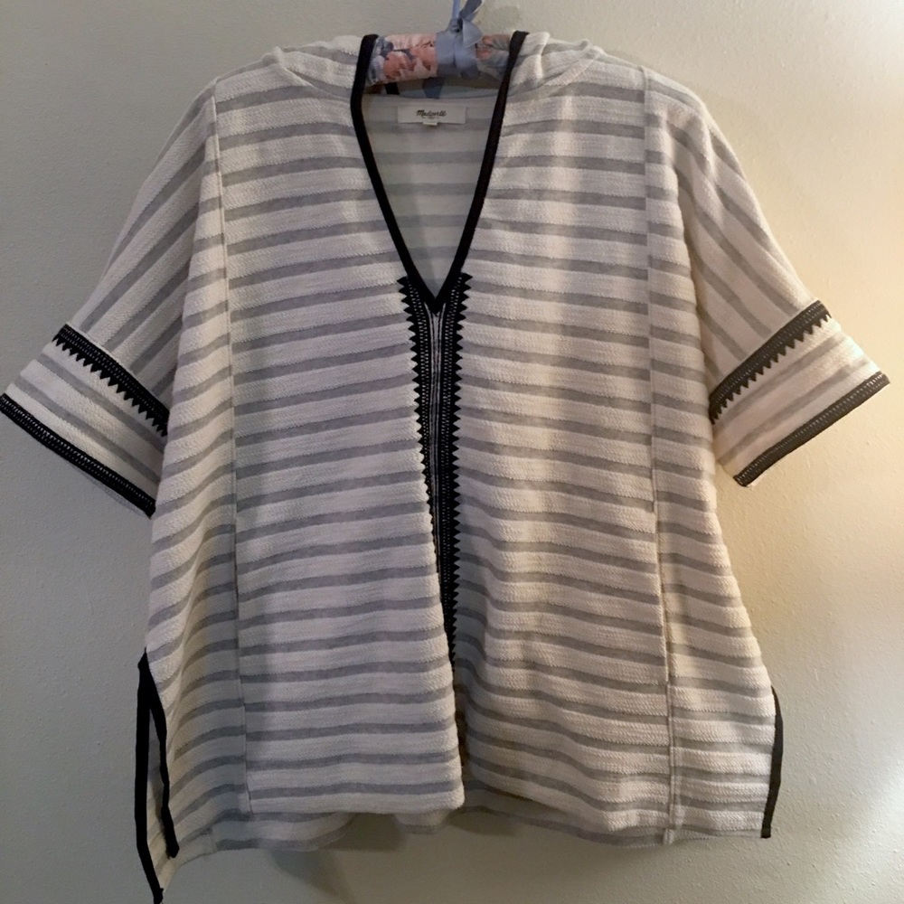 Madewell Embroidered Hoodie NWOT