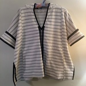Madewell Embroidered Hoodie NWOT