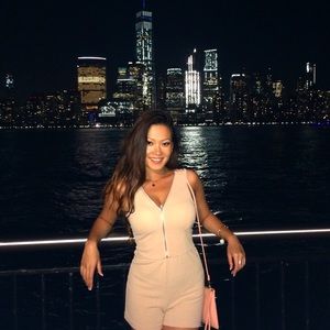 Nude Romper Jumpsuit