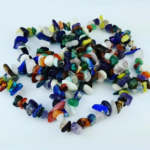 CLEARANCE Large Chunky Chakra Power Bracelets - Picture 2 of 8