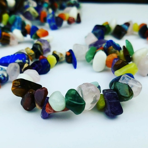 CLEARANCE Large Chunky Chakra Power Bracelets - Picture 3 of 8