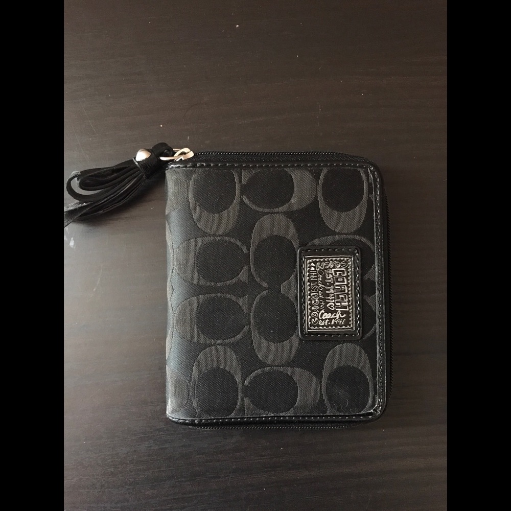 Black Coach Wallet