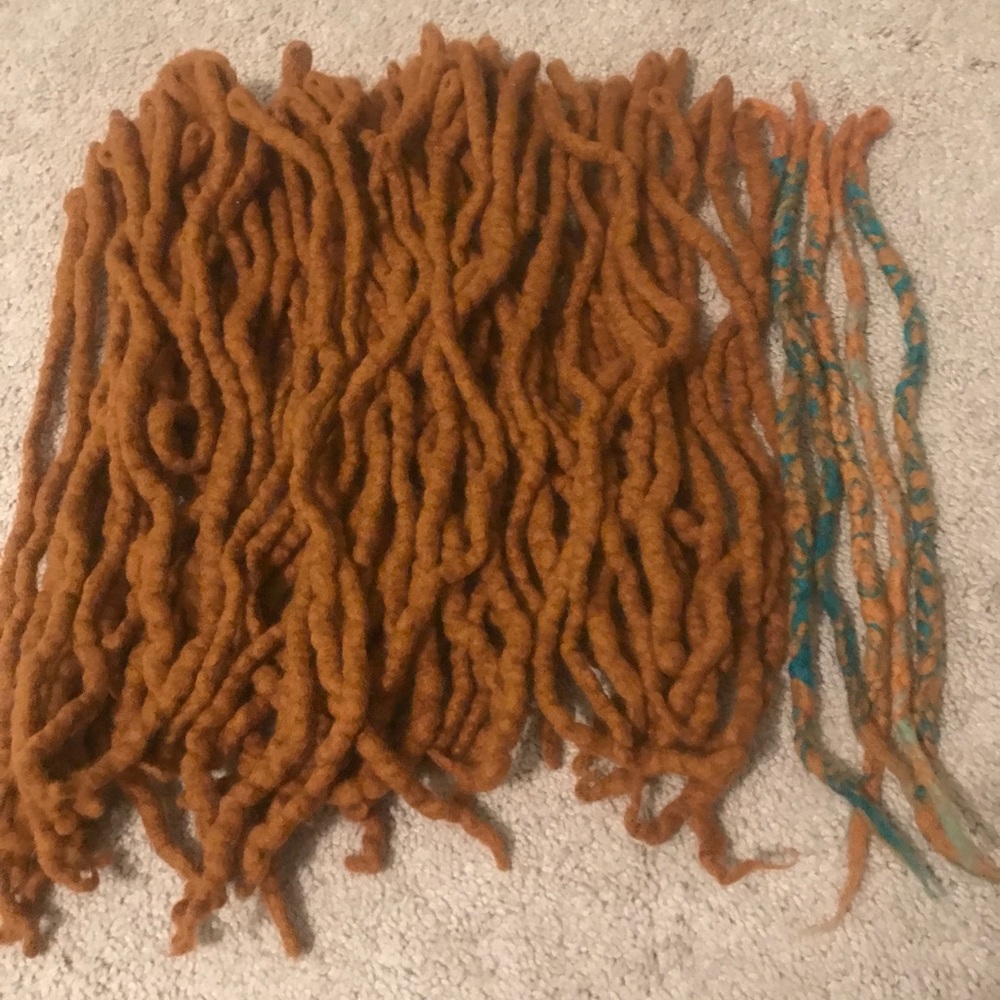 Full Set of Wool Dreads