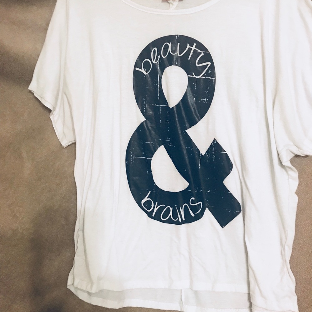 Beauty and Brains t-shirt