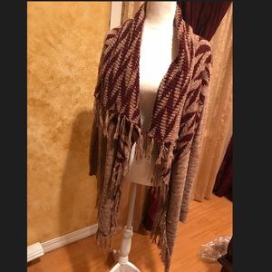 Plus size forever 21 fringe cardigan 2x